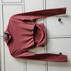 Urban Outfitter Long Sleeve Turtleneck Crop Top